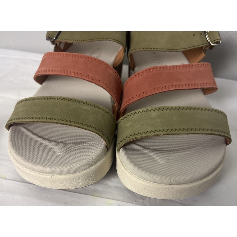 KEEN Ellecity Backstrap Open Toe Adjustable Comfortable Platform Wedge Sandal 8 - Picture 10 of 10